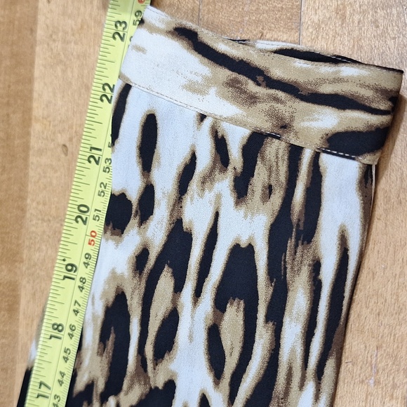 Chico Leopard Cheetah Tiger Print Sequin Women's‎ Top Cropped LSU Plus Sz - Picture 8 of 8